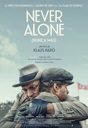 Cartel de Never Alone (Nunca más)