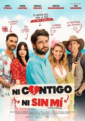 Cartel de Ni contigo ni sin mí